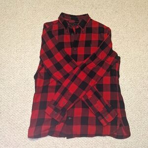 All saints red and black flannel
